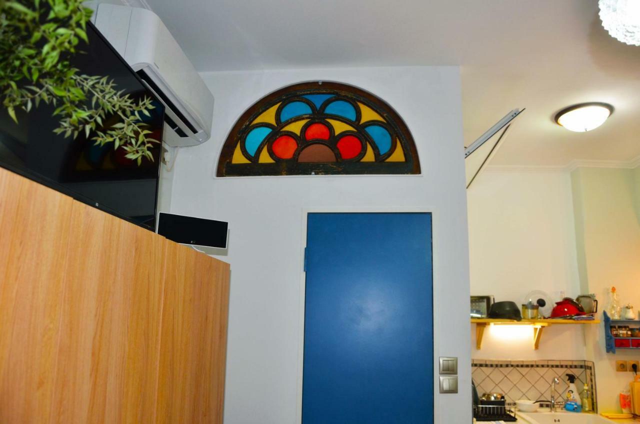 Ferienwohnung Mia'S Cozy Flat In Ermou, 3 Min From "Monastiraki" Athen Exterior foto