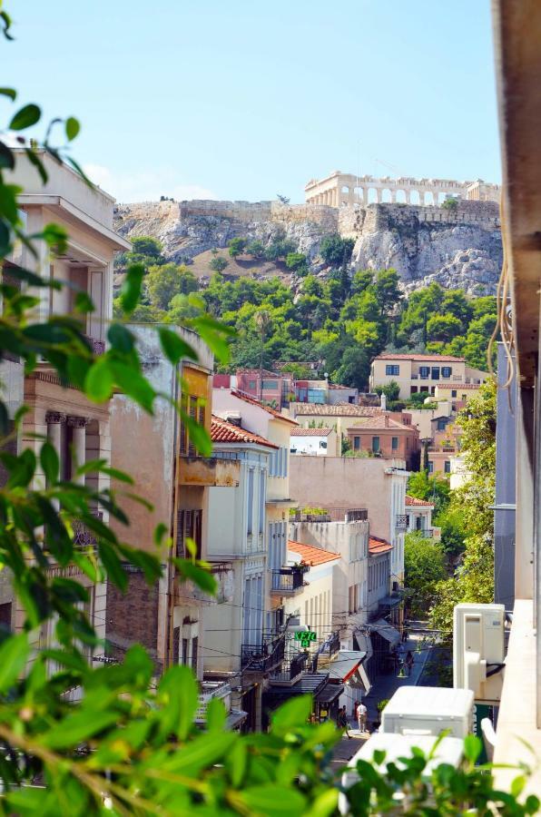 Ferienwohnung Mia'S Cozy Flat In Ermou, 3 Min From "Monastiraki" Athen Exterior foto